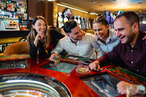 Live casino table with multiple camera angles